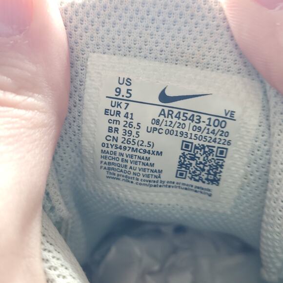 Nike In Season TR 9 AR4543-100 White green Running women's Size 9.5 - Picture 9 of 9